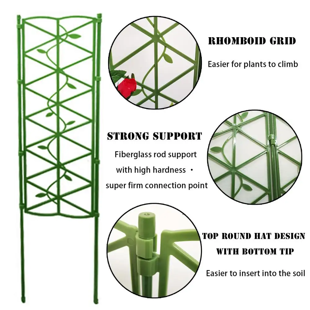 

Plant Climbing Frame Foldable Plant Support Plant Growing Support Metal Trellis Wall Garden Decoration Multifunctional Support