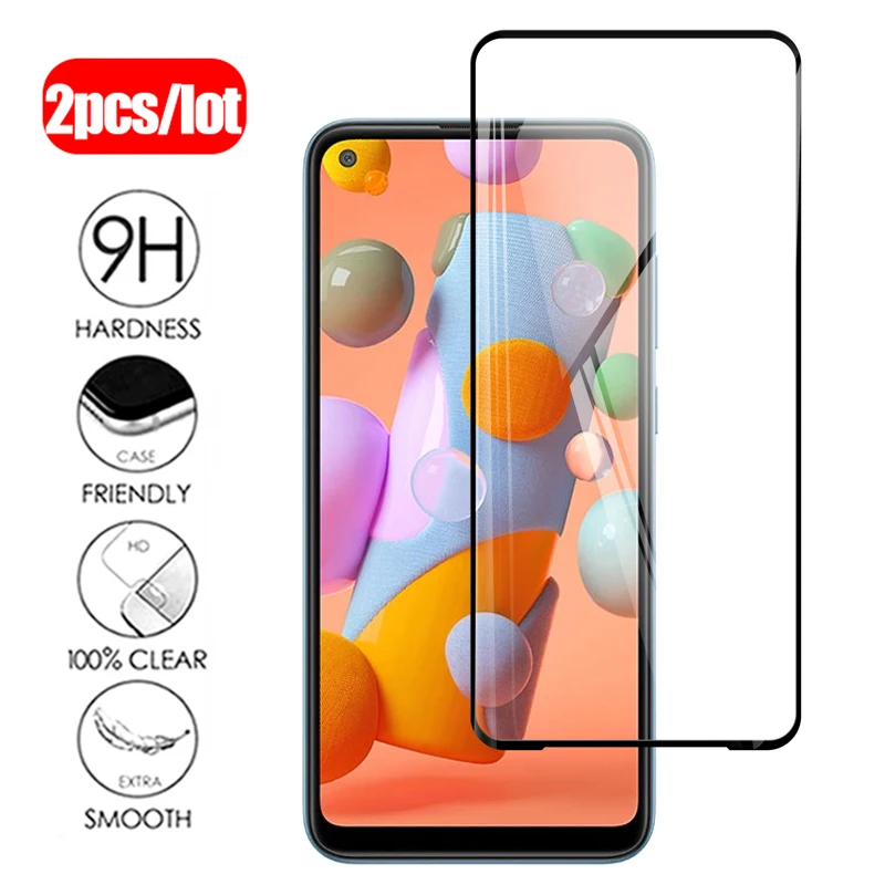 

2 шт., защитное закаленное стекло для Samsung Galaxy A11 SM-A115F/DS 6,4 дюйма