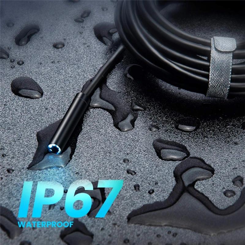 Камера-Эндоскоп DEPSTECH 86X 8 5 мм гибкая водонепроницаемая IP67 6 Регулируемых