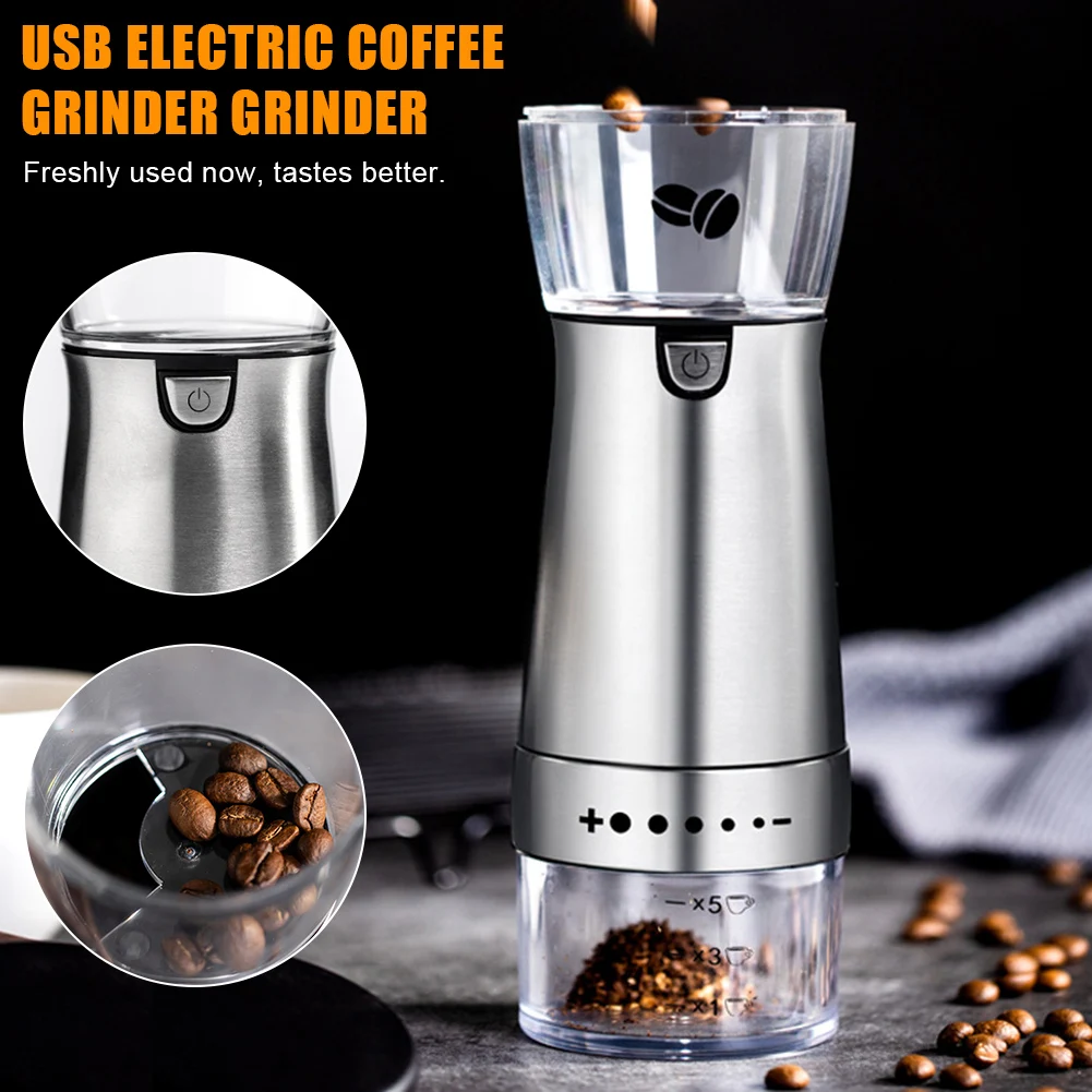 

Newly USB Rechargeable Coffee Grinder Mini Coffee Machine Electric Coffee Grinder Household FIF66