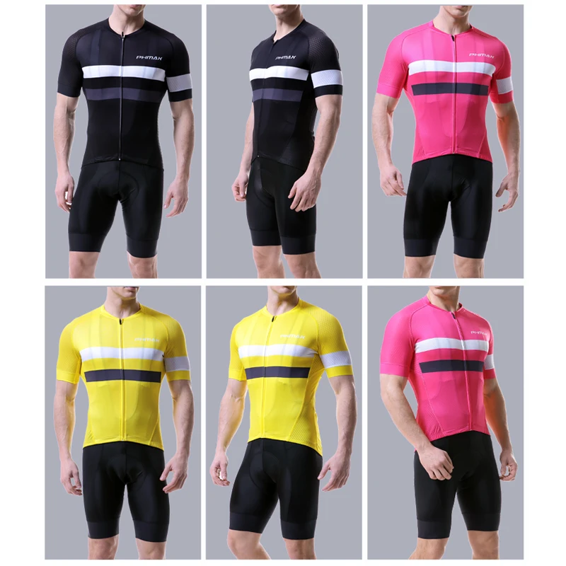 Летний комплект одежды PHMAX для езды на велосипеде с защитой от УФ лучей