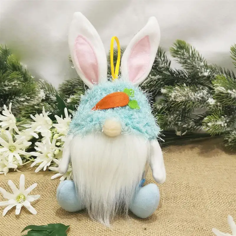 

Easter Bunny Gnome Candy Cookie Storage Pot Swedish Tomte Rabbit Boat Stuffed Doll Ornaments Hanging Christmas Tree