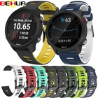 Ремешок для часов BEHUA 22 мм20 мм, для Garmin Forerunner 245, 245 м, 645
