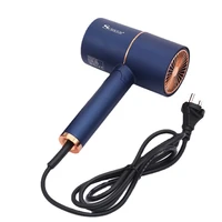hair dryer professional hair curler salon dryer hot cold wind blue light negative ionic blower electric hairdryer brush comb