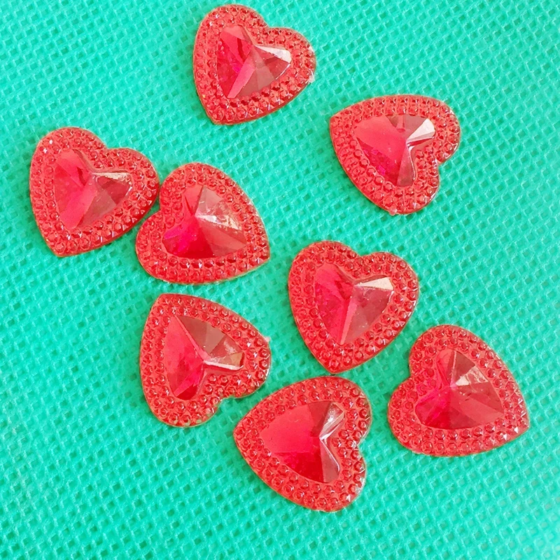 Сделай Сам 30 шт. большой размер 20 мм Красный AB водяная дрель плоский персиковый