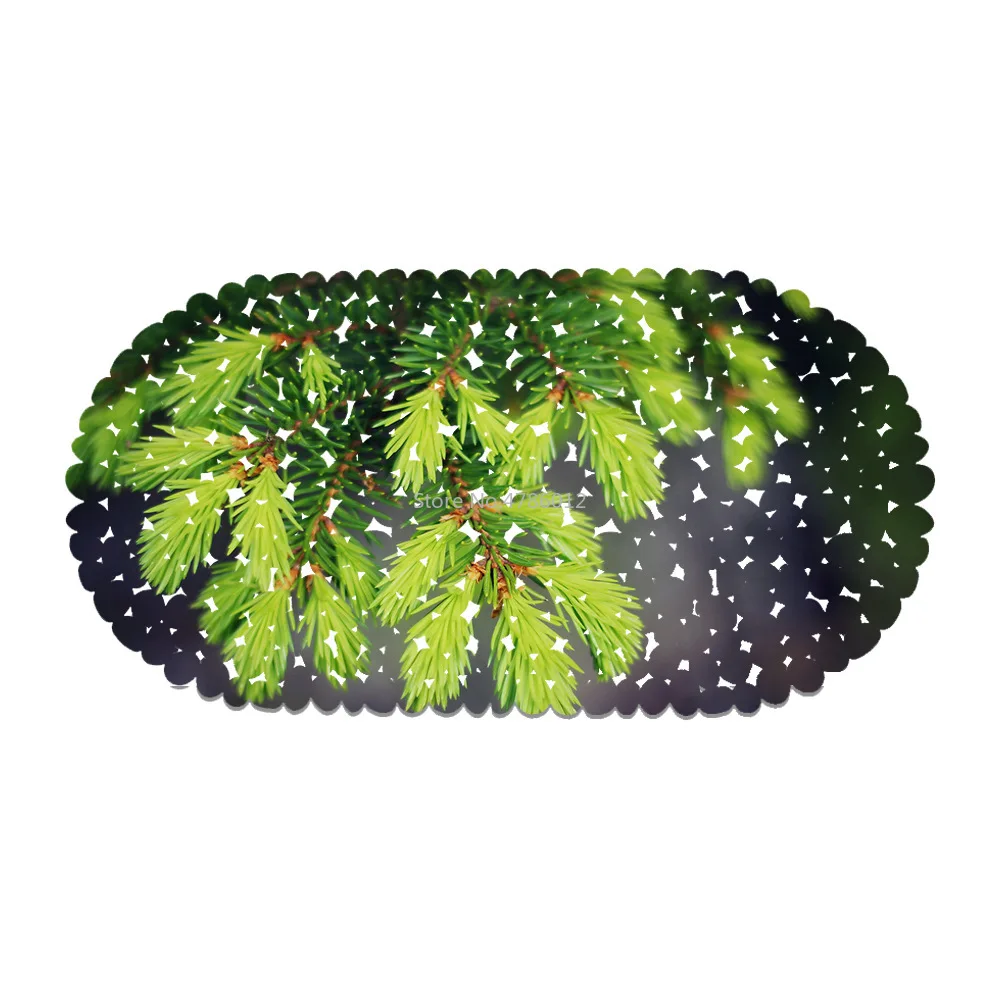 

Fresh Plant Picture Balcony Bathroom Mat Hydrophobic Non-slip Door Mat Swimming Pool Public Place Non-slip Mat