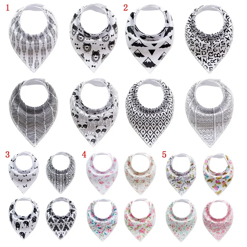 

Baby Bandana Drool Bibs Organic Bib Set Super Absorbent Soft Stylish baby bibs