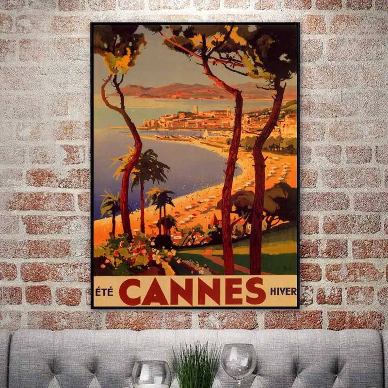 Винтажный постер для пляжа серфинга и путешествий классические картины на