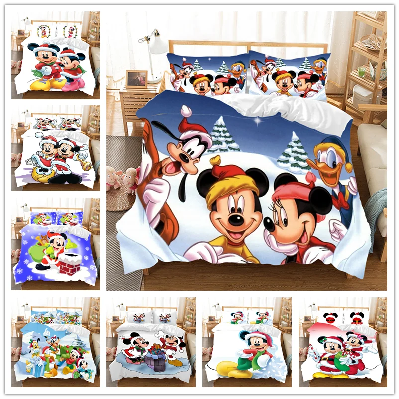 Комплект постельного белья disney с изображением Микки и Минни комплект