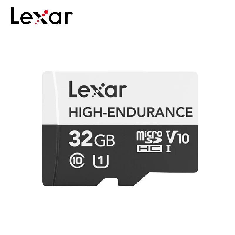 Оригинальная карта Lexar High Endurance Micro SD 32 Гб 64 128 ГБ V10 V30 SDHC SDXC C10 памяти Microsd для