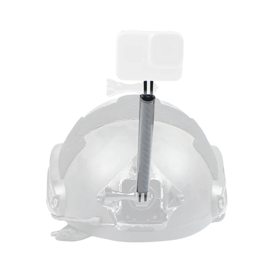 165 мм CNC карбоновая штанга для шлема удлинитель селфи рукоятка штатива адаптер GoPro