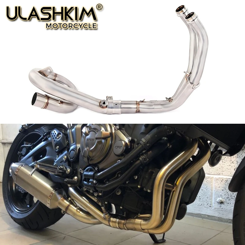 

Глушитель для мотоцикла, полная система, слипоны для YAMAHA XSR700 2016-2020 MT07 FZ07 FZ-07 MT-07 Tracer 2014 до 2020