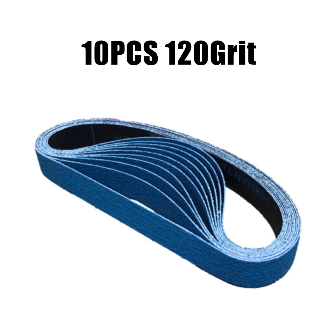 10PCS Sanding Belts Zirconia Sander File Abrasive Grinding Polishing Belts 40/60/80/120 Grit 20mmx520mm