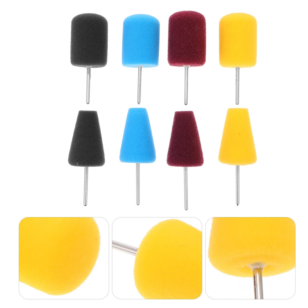 

8Pcs Sponge Grinding Heads Polishing Tools Grinding Wheels (Assorted Color)