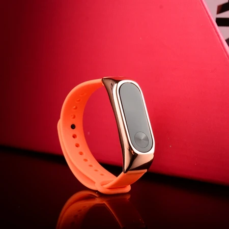 Ollivan силиконовый ремешок из углеродного волокна для Xiaomi mi Band 2, смарт-браслет, аксессуары для mi Band 2, браслет mi band 2, ремешок на запястье - Цвет: orange