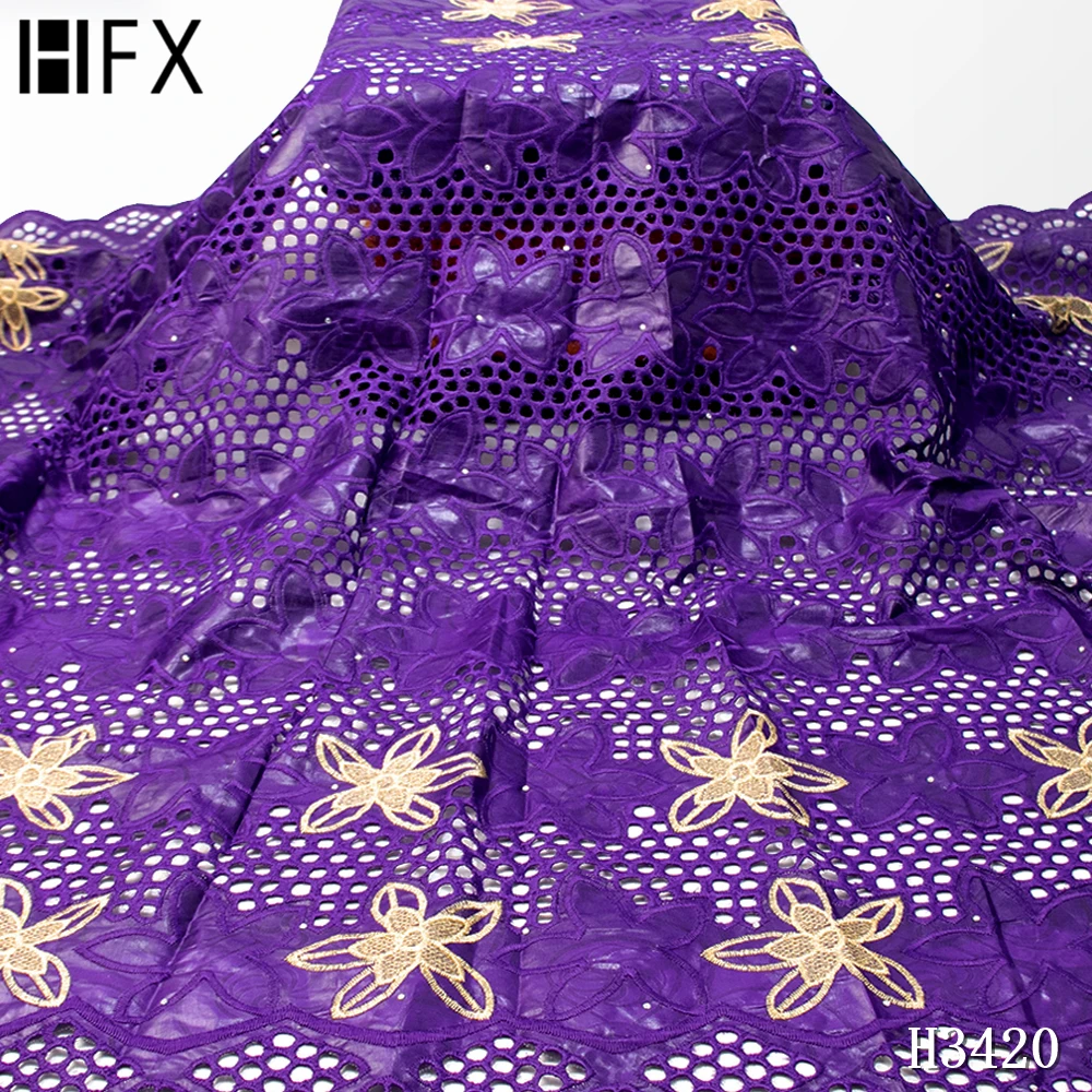 HFX 2021 Новое поступление африканская богатая ткань с камнями бусинами вышивкой