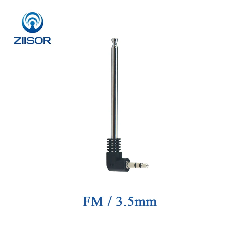 Z131-SFMYLP 2 шт FM радио антенна мобильный телефон сотовый телефон Радио телескопическая Выдвижная антенна 3,5 мм разъем антенна Ziisor Z200-B100YB - Цвет: Z131-SFMYLP
