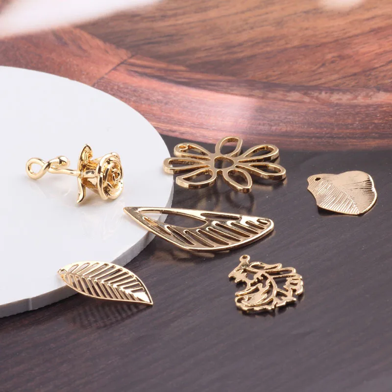 DIY ювелирные изделия аксессуары с медным покрытием 18k Настоящее золото цвет розы