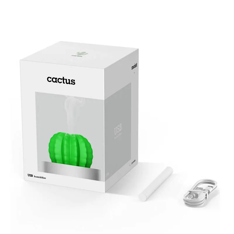 280 мл usb-увлажнитель С КАКТУСОМ бутылка для растений ультразвуковой увлажнитель