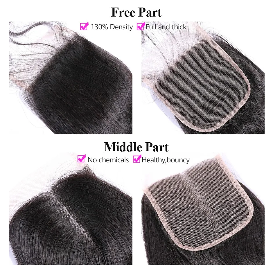 Бразильские волнистые пучки волос Reshine с застежкой пупряди человеческих Remy