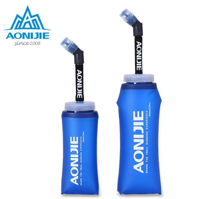 AONIJIE 350 600 мл Беговая Спортивная водяная сумка складная термополиуретановая