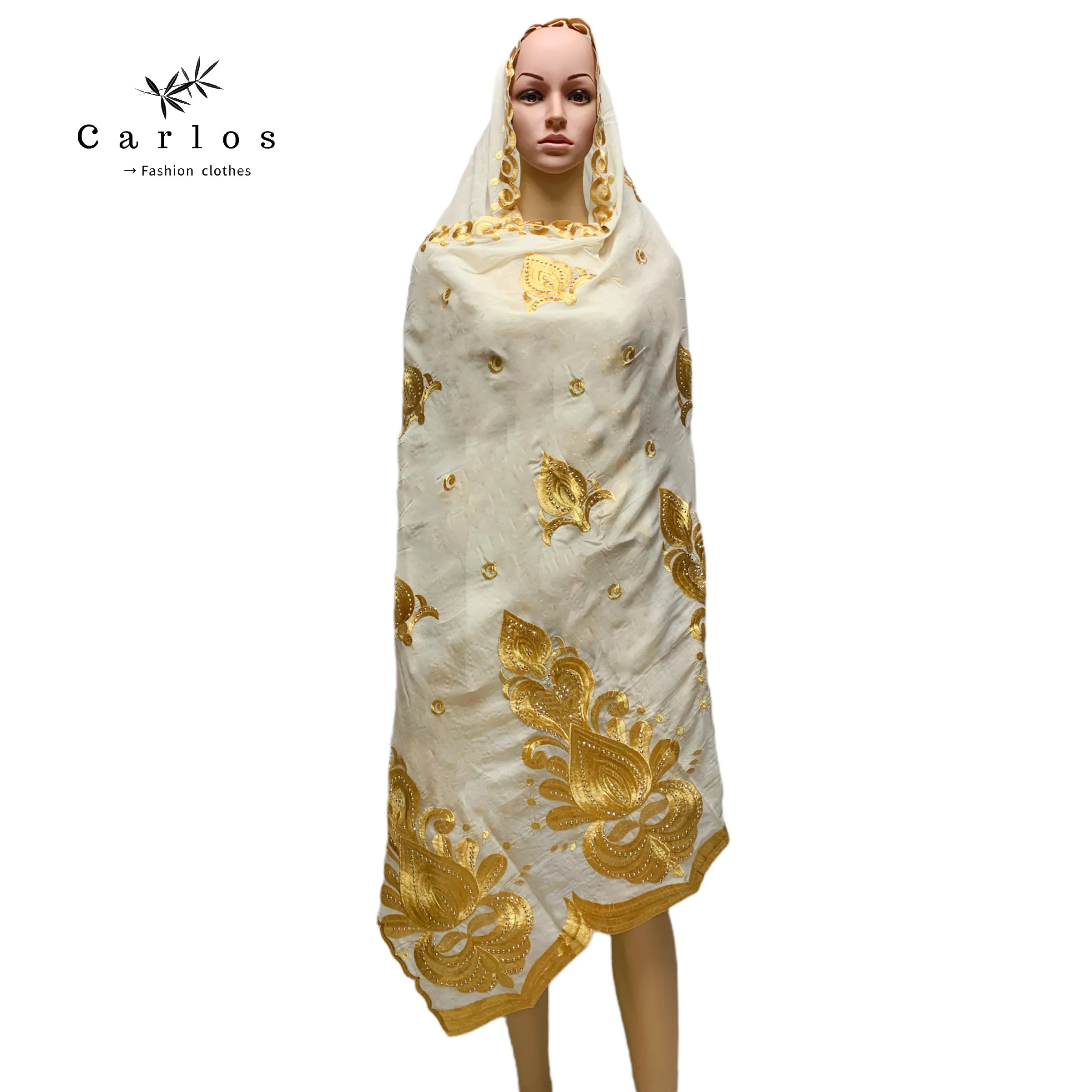 Лидер продаж 2021 шарф из 100% хлопка для африканских женщин хиджаба оптовая цена |