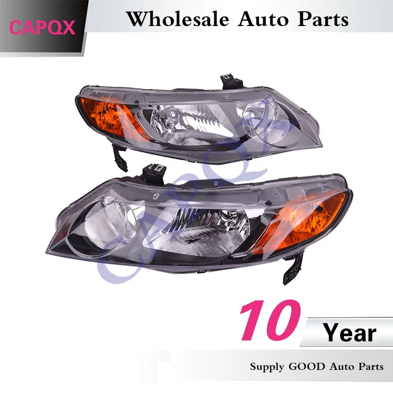 2 шт. передние фары головного света CAPQX 33151 SNA H02 33101 для CIVIC/CIVIC HYBRID 2006 2007 2008|lamp