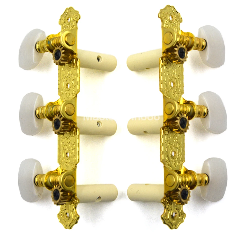 Alice AOS-020/B1 Позолоченные колышки для классической гитары тюнеры с открытым