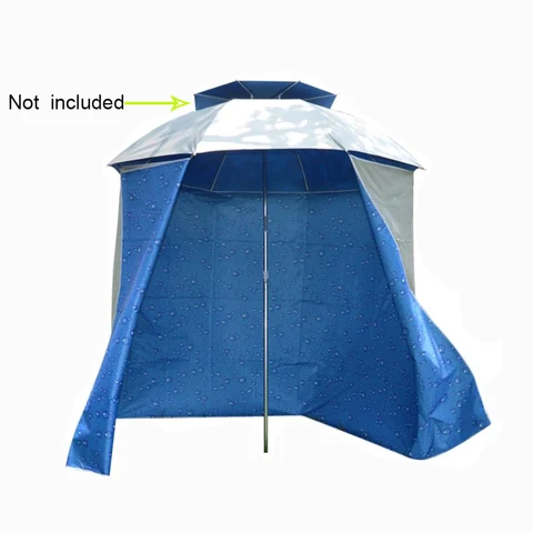 4,8x1,5 м непромокаемая настенная палатка, ткань, анти-УФ, рыболовный зонт, складной тент, пляжные укрытия, защита, фартук, оборудование для пешего туризма и кемпинга
