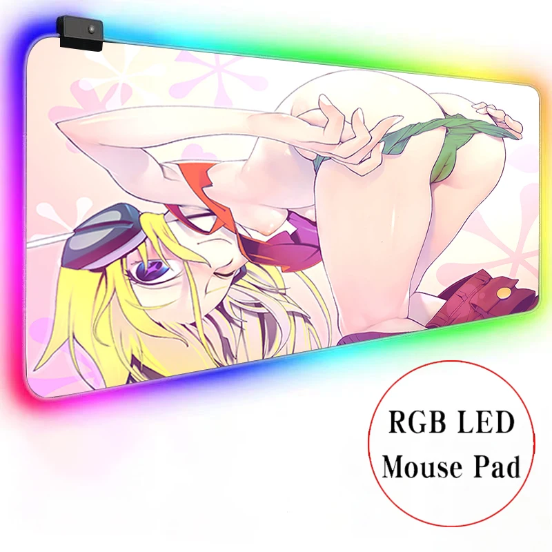 

Sexy Cave-Story 40x90cm Gaming Large Anime Mousepad RGB Computer Mouse Pad Gamer Mause Pad LED Backlit Mat Keyboard Desk Mat