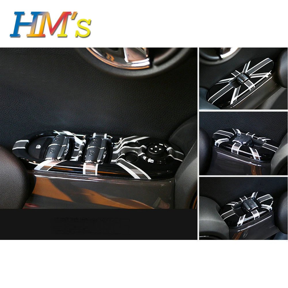 Для MINI Cooper F55 Дверь Окно Стекло подъемник переключатель панель декоративная