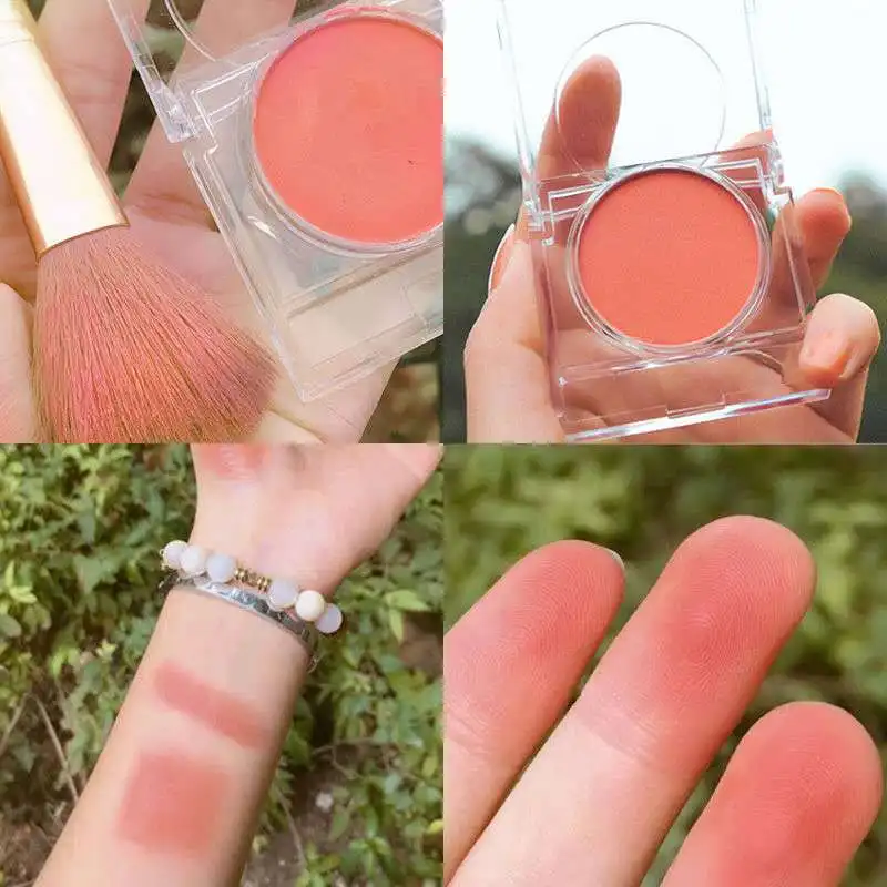 

5-color matte blush long-lasting natural color without fading monochrome blush waterproof moisturizing facial makeup cosmetics