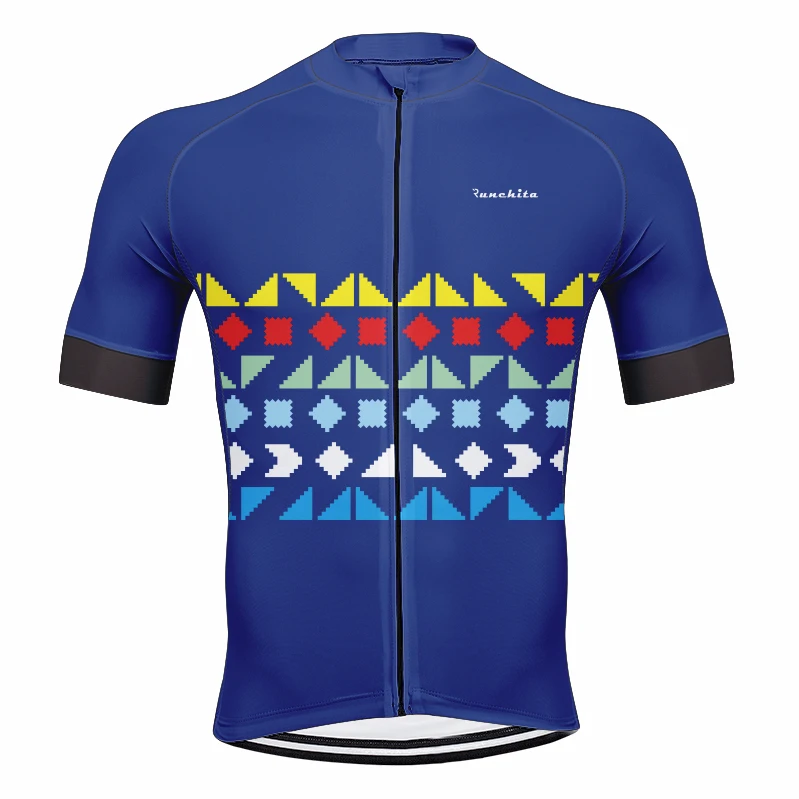 2019 команда RUNCHITA Велоспорт Джерси Мужская облегающая боди с коротким рукавом MTB