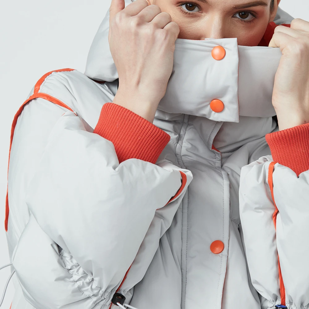 

2020 Winter long Down Coat Women Thick Hooded Zipper Plus Size Windproof Snow Outwear 90% White Duck Down Warm Jacket Overcoat