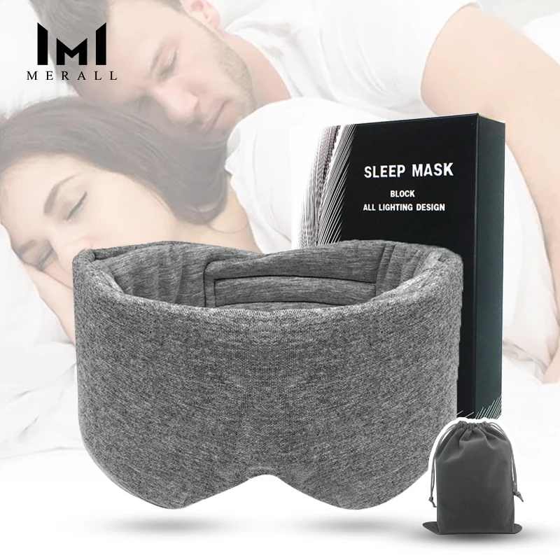 Маска для сна большого размера шелковая глаз детской комнаты защиты от света
