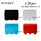 IVYUEEN 20 шт. для XBox серии X S Беспроводной контроллер замена Батарея задняя крышка двери Корпус чехол игровые аксессуары