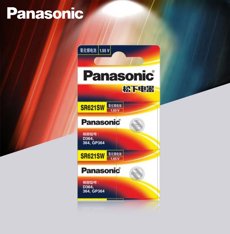 1 упаковка SR621SW оксид серебра 6 8 мм * 2 батарейки для Panasonic AG1 364 164 D364 L621 55 v |