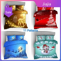 2020 fashion bedding set 23pcs 11 patterns 3d digital christmas printing duvet cover sets twin double full queen king