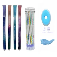 26pcslot kawaii erasable pen refill set rods 0 5mm cute erasable gel pen blue ink refill for office school supplies