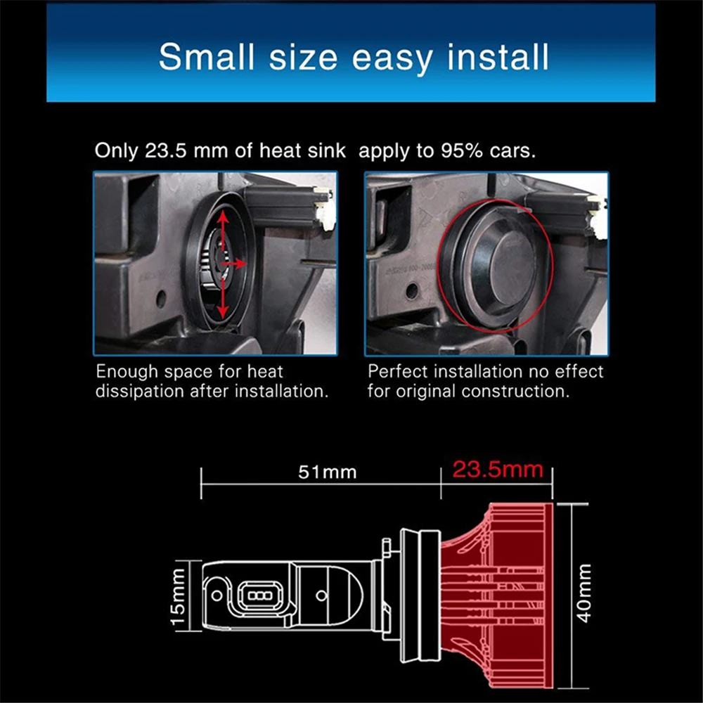 2x F2 светодиодный Автомобильные фары H4/9003/HB2 Hi/короче спереди и длиннее сзади) H7 72 W фары для 12000LM светодиодный фары лампы Водонепроницаемый лампы для фар лампа универсальный для автомобиля