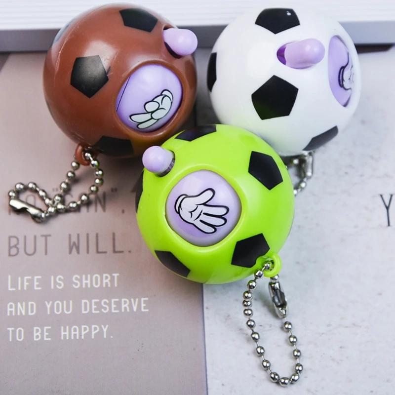 

Small Gift Keychain Anxiety Guessing Game Ornament Trick & Novelty Props Gift Lovely Hanging Pendant for Finger Therapy 87HD