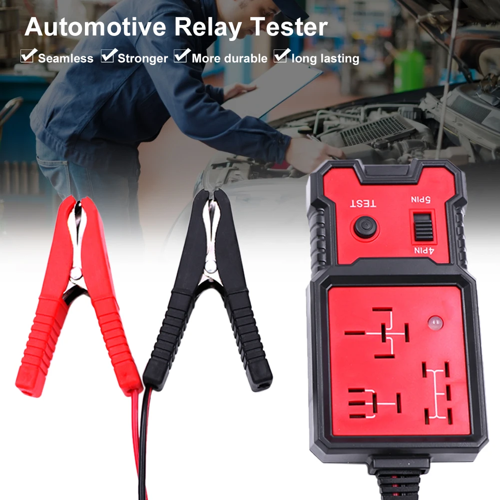 

4 / 5 Pin Auto Diagnostic 12V Car Relay Tester Universal Electronic Automotive Relay Tester Car Battery Checker Diagnostic Tools