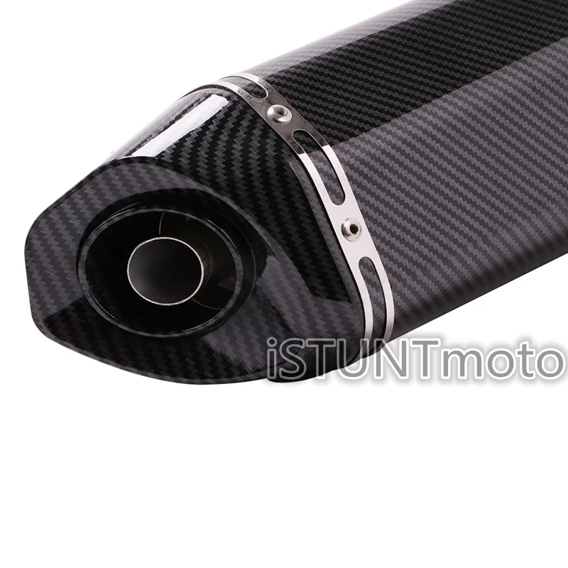 Akrapovic, 470 мм, 570 мм, универсальный, мотоциклетный, выхлопная, Модифицированная, глушитель, труба с DB killer для sx125 gsr 600 tmax 530 z1000