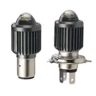 10 000 лм H4 LED Moto H6 BA20D светодиодные лампы для мотоциклетных фар белые желтые лампы Hi Lo аксессуары для скутеров Противотуманные фары 9-80 в