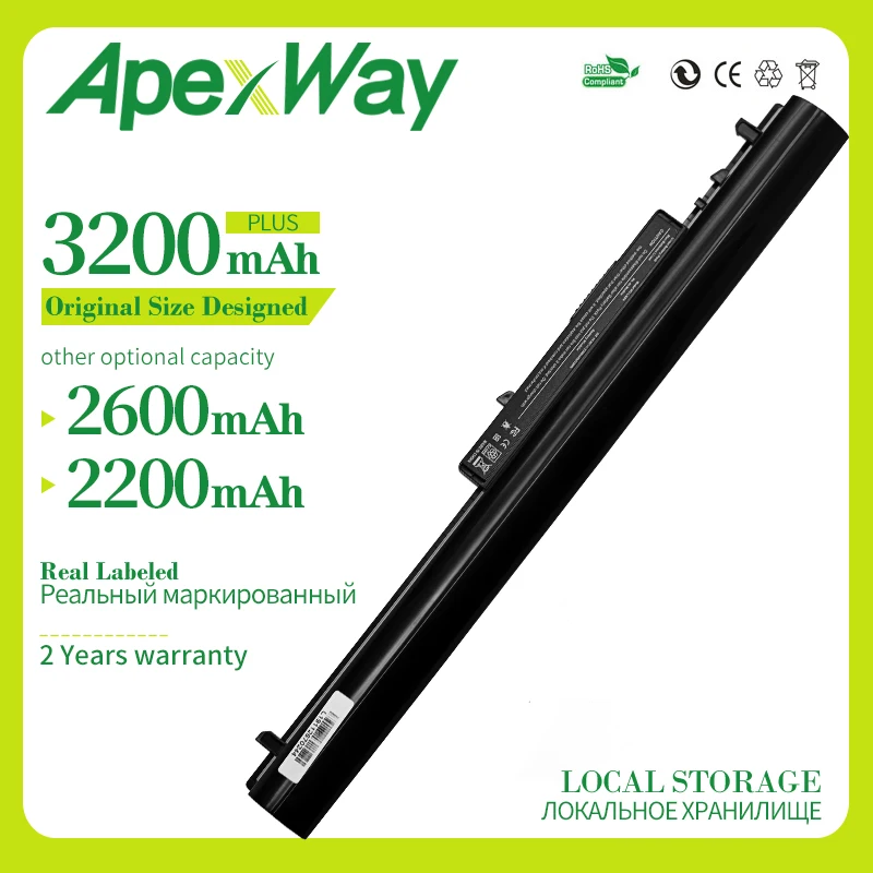 

Аккумулятор для hp LA04, 14,4 В, 2200 мА/ч, для Pavilion 14, 15, серия 15-b119 TX, 15-B003TX, 15-B004TX, HSTNN-IB5S, 728460-001, HSTNN-YB5M