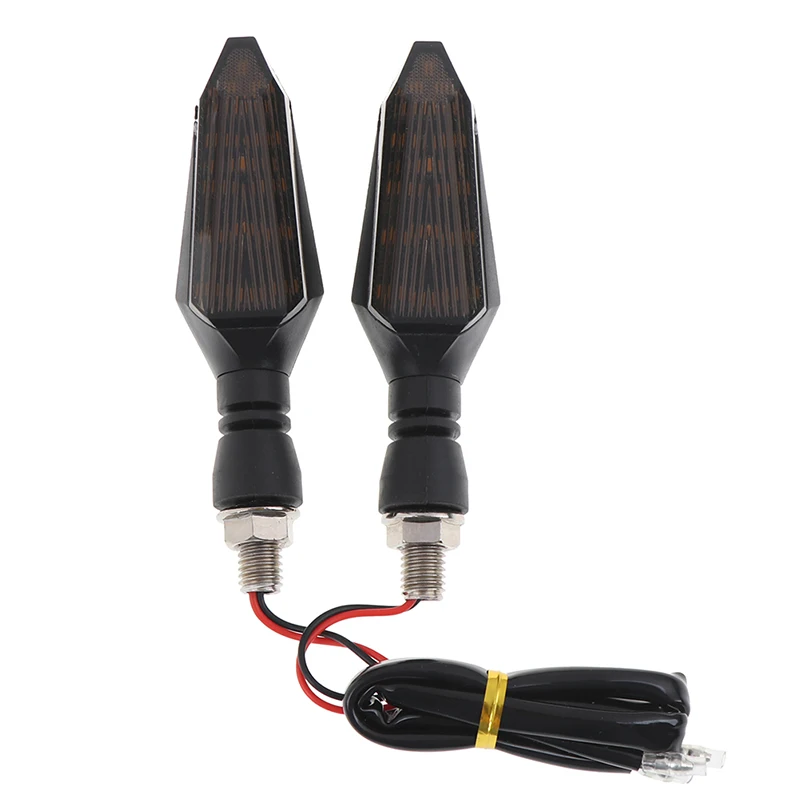 

12V 15LED Turn Signal Dagger Shaped Motorcycle Tail Stop Signal Indicators Light
