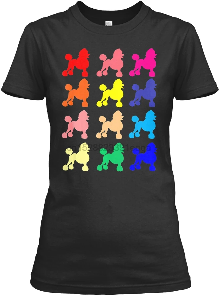 Мужская футболка пудель влюбленные собака поп арт подарок женская