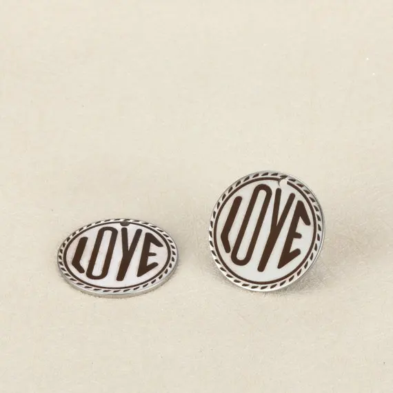 

20pcs/lot 20mm New design Engraved stainless steel charms - Steel Love Charm