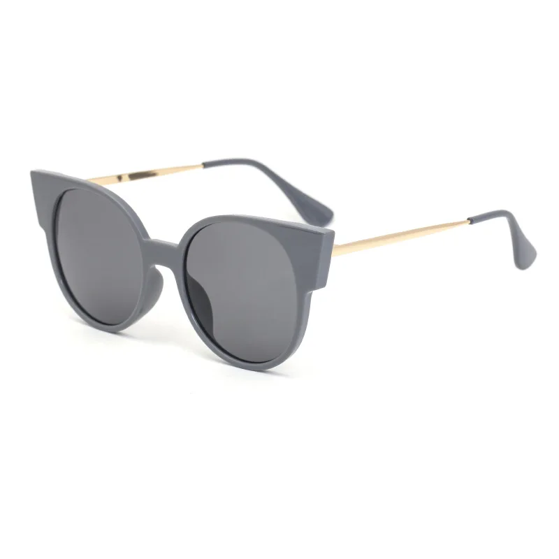 2021 новые модные большие круглые солнцезащитные очки кошачий глаз женские