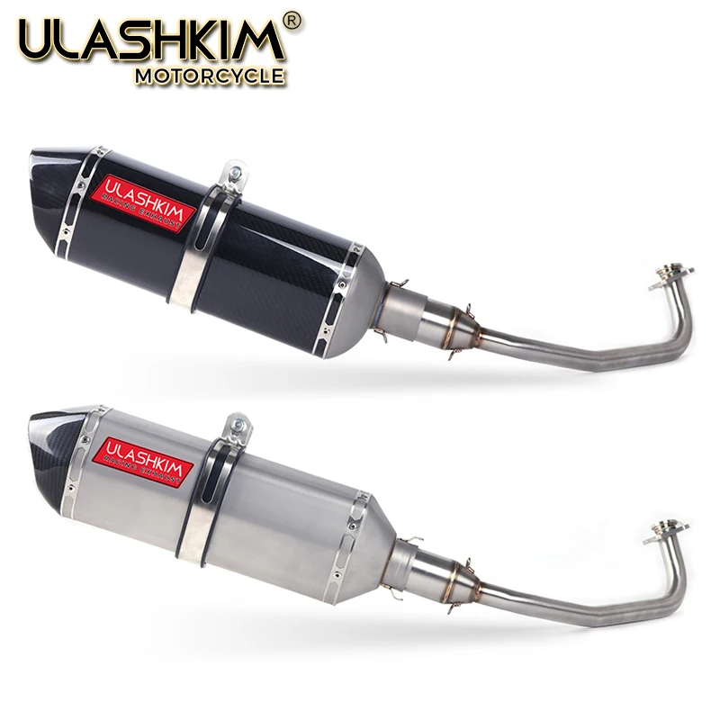 

PCX 125 150 Motorcycle Scooter Exhaust Muffler Full System Middle Pipe Slip On Escape Fit For HONDA PCX125 PCX150 Exhaust